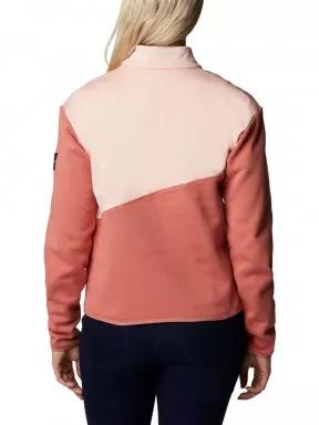 Columbia Columbia Lodge Hybrid Pullover női pulóver piros színben 3