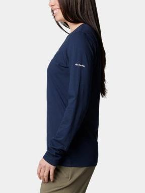 Columbia Hidden Haven Long Sleeve Tee női hosszú ujjú póló kék színben 3
