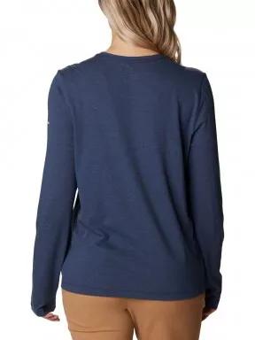 Columbia Columbia Trek Relaxed LS Tee női hosszú ujjú póló kék színben 3