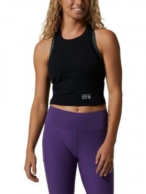 Mountain Hardwear Mountain Stretch Tanklette női rövid ujjú sport póló fekete színben 1