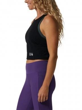 Mountain Hardwear Mountain Stretch Tanklette női rövid ujjú sport póló fekete színben 3