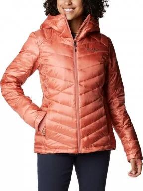 Columbia Joy Peak Hooded Jacket női télikabát piros színben 1