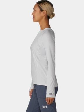Mountain Hardwear Crater Lake Long Sleeve női hosszú ujjú sport póló szürke színben 3