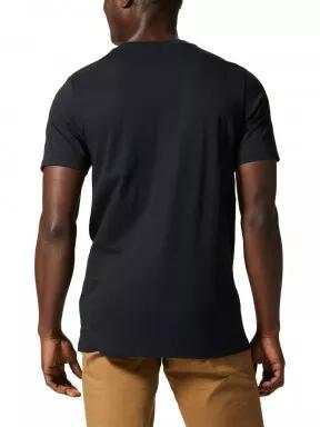 Mountain Hardwear MHW Logo Short Sleeve férfi rövid ujjú póló fekete színben 3