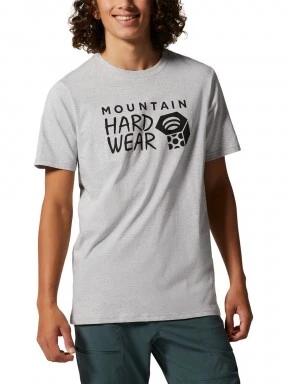 Mountain Hardwear MHW Logo Short Sleeve férfi rövid ujjú póló szürke színben 1