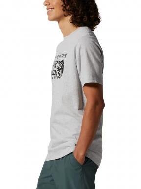 Mountain Hardwear MHW Logo Short Sleeve férfi rövid ujjú póló szürke színben 3