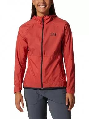 Mountain Hardwear Kor AirShell Hoody női széldzseki piros színben 1