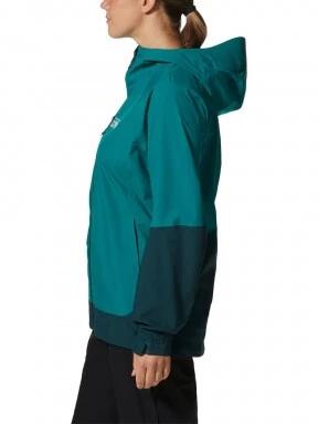 Mountain Hardwear Stretch Ozonic Jacket női túrakabát kék színben 3