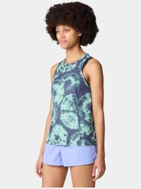 Mountain Hardwear Crater Lake Tank női rövid ujjú sport póló kék színben 3