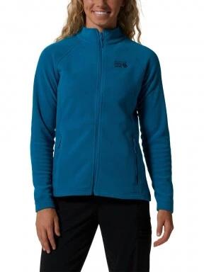 Mountain Hardwear Polartec Microfleece Full Zip női polár pulóver kék színben 1
