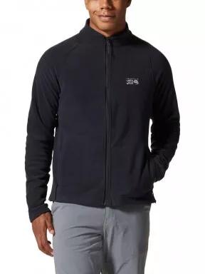 Mountain Hardwear Polartec Microfleece Full Zip férfi polár pulóver fekete színben 1