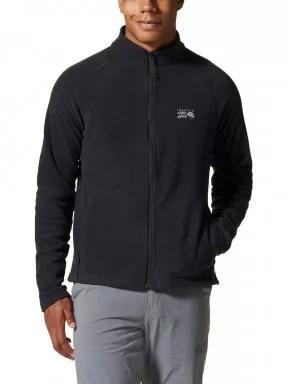 Mountain Hardwear Polartec Microfleece Full Zip férfi polár pulóver fekete színben 1