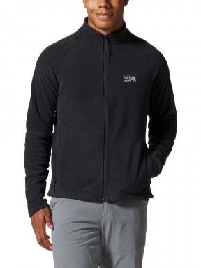 Mountain Hardwear Polartec Microfleece Full Zip férfi polár pulóver fekete színben 1