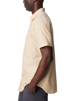 Columbia Rapid Rivers Novelty Short Sleeve Shirt férfi rövid ujjú ing homok színben 3