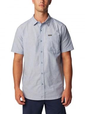 Columbia Rapid Rivers Novelty Short Sleeve Shirt férfi rövid ujjú ing kék színben 1