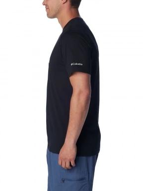 Columbia CSC Seasonal Logo Tee férfi rövid ujjú póló fekete színben 3