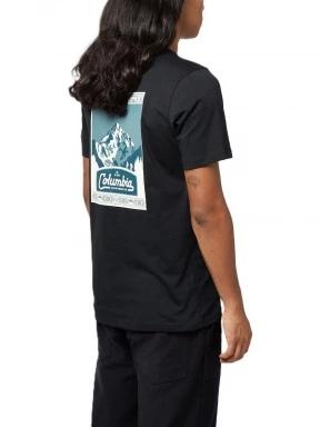 Columbia CSC Seasonal Logo Tee férfi rövid ujjú póló fekete színben 3