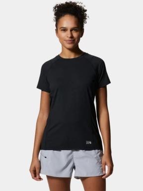 Mountain Hardwear Crater Lake Short Sleeve női rövid ujjú sport póló fekete színben 1