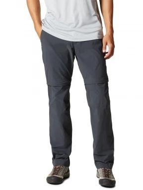 Mountain Hardwear Basin Trek Convertible Pant férfi túranadrág fekete színben 1