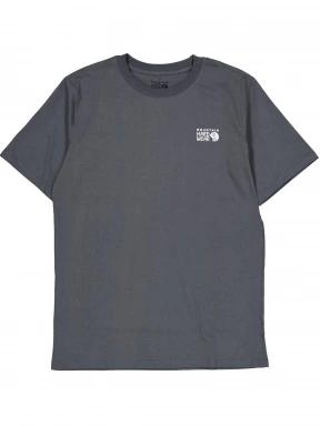 Mountain Hardwear Box Logo Short Sleeve férfi rövid ujjú póló szürke színben 1