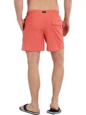 Fundango Bono Print Boardshort férfi fürdőnadrág rózsaszín színben 3