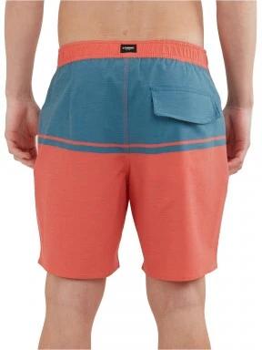 Fundango Morris Boardshort férfi beach short piros színben 3