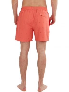 Fundango Bono Print Boardshort férfi boardshort piros színben 3
