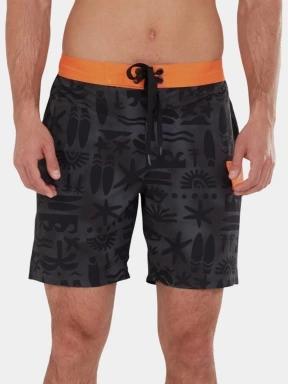 Fundango Salimu Boardshorts férfi boardshort fekete színben 1