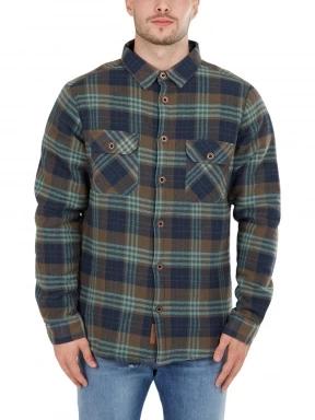 Fundango Roddy Lined Shirt férfi ingkabát kék színben 1
