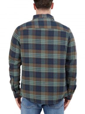 Fundango Roddy Lined Shirt férfi ingkabát kék színben 3