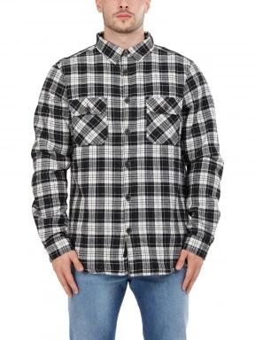 Fundango Roddy Lined Shirt férfi ingkabát fekete színben 1