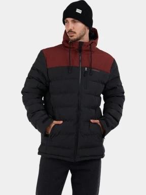 Fundango Passat Padded Jacket férfi steppelt átmeneti kabát piros színben 1