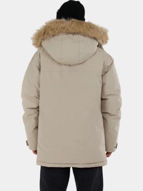 Fundango Spirit Parka Jacket férfi télikabát homok színben 3