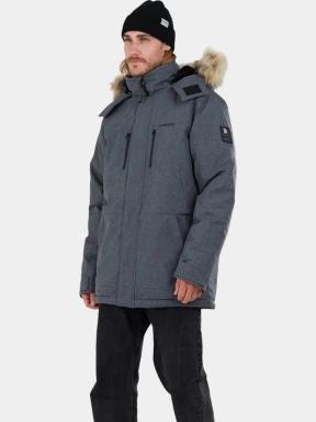 Fundango Spirit Parka Jacket férfi télikabát szürke színben 1