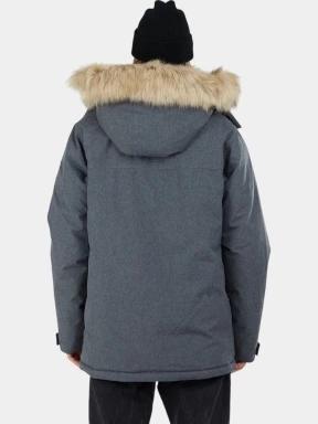 Fundango Spirit Parka Jacket férfi télikabát szürke színben 3