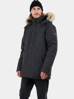 Fundango Spirit Parka Jacket férfi télikabát fekete színben 1