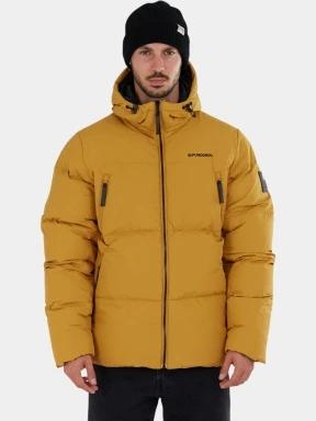 Fundango Ewan Puffer Jacket férfi átmeneti kabát sárga színben 1