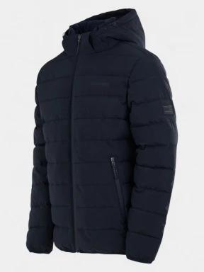 Fundango Hubble Padded Jacket férfi steppelt átmeneti kabát sötétkék színben 3