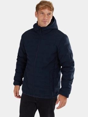 Fundango Smoke Eco Hooded Jacket férfi túrakabát sötétkék színben 1