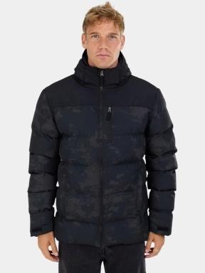 Fundango Passat II Padded Jacket férfi steppelt télikabát fekete színben 1