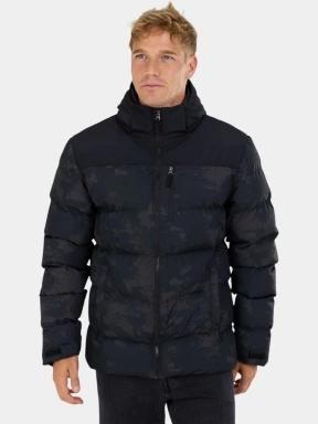 Fundango Passat II Padded Jacket férfi steppelt télikabát fekete színben 3