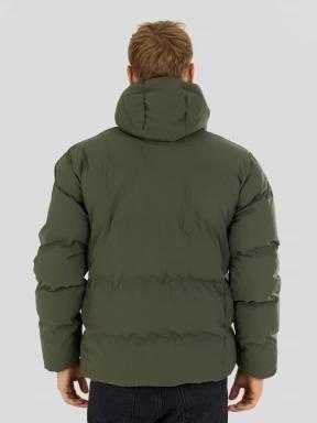 Fundango Newport Puffer Jacket férfi steppelt télikabát oliva színben 3