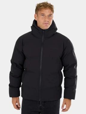 Fundango Newport Puffer Jacket férfi steppelt télikabát fekete színben 1