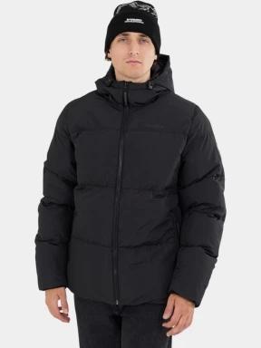 Fundango Ewan II Puffer Jacket férfi steppelt télikabát fekete színben 1