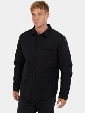 Fundango Grido Padded Shirt Jacket férfi ingkabát fekete színben 1