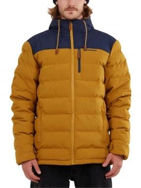 Fundango Passat Padded Jacket férfi utcai kabát barna színben 1