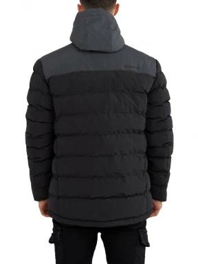 Fundango Passat Padded Jacket férfi utcai kabát fekete színben 3