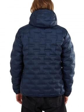 Fundango Smoke Hooded Jacket utcai kabát kék színben 3