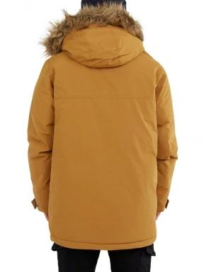 Fundango Spirit Parka Jacket férfi télikabát barna színben 3