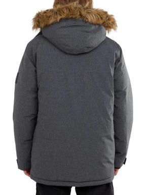 Fundango Spirit Parka Jacket férfi télikabát szürke színben 3